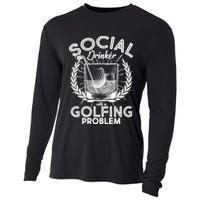 Social Drinker with a Golfing Problem Cooling Performance Long Sleeve Crew