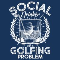 Social Drinker with a Golfing Problem Infant Baby Jersey Bodysuit