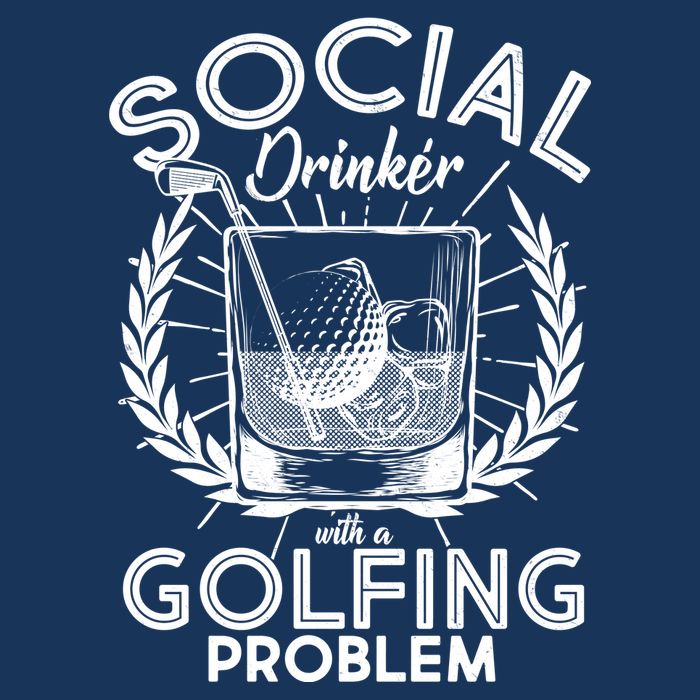 Social Drinker with a Golfing Problem Infant Baby Jersey Bodysuit
