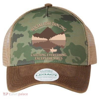 Social Fish-Tancing Funny Social Distancing Legacy Tie Dye Trucker Hat