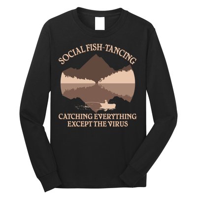 Social Fish-Tancing Funny Social Distancing Long Sleeve Shirt