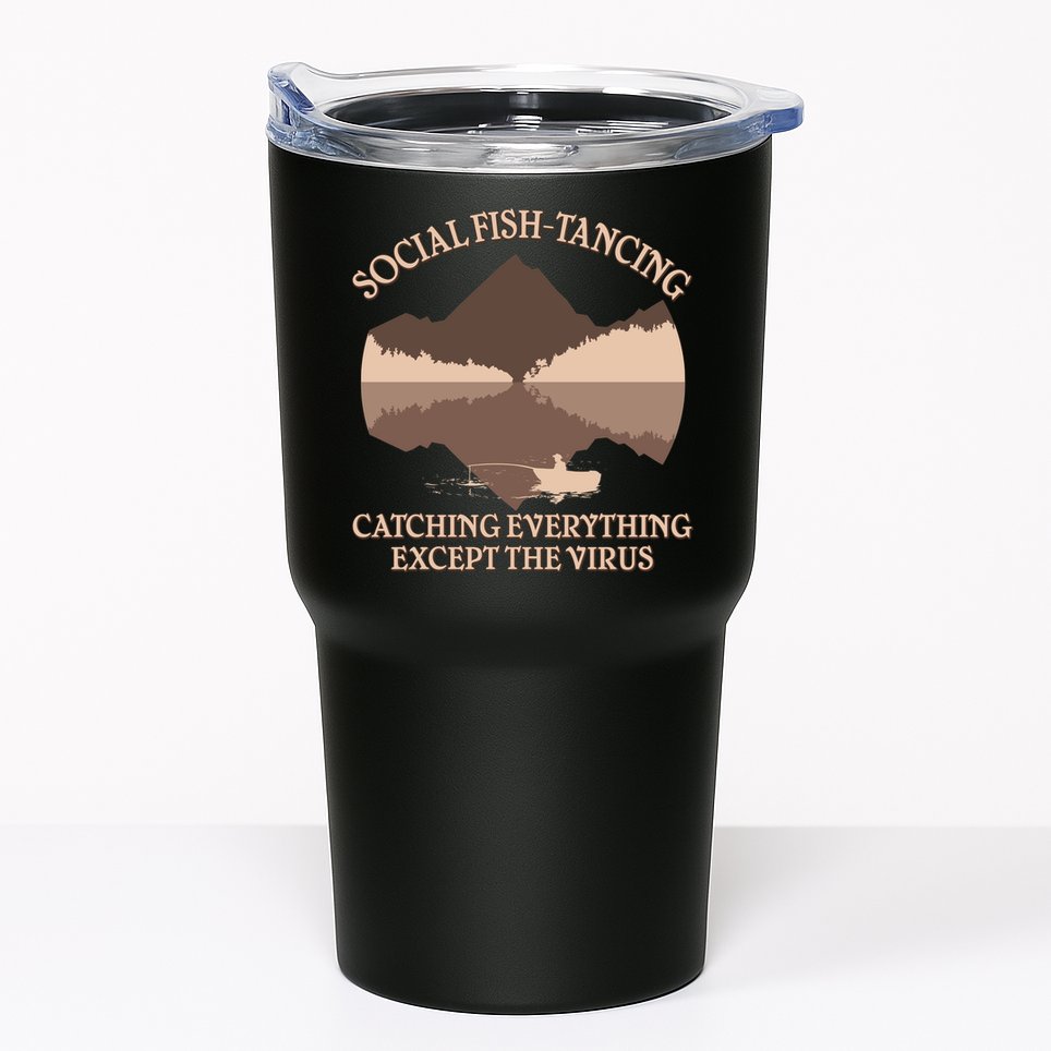 Social Fish-Tancing Funny Social Distancing Tumbler