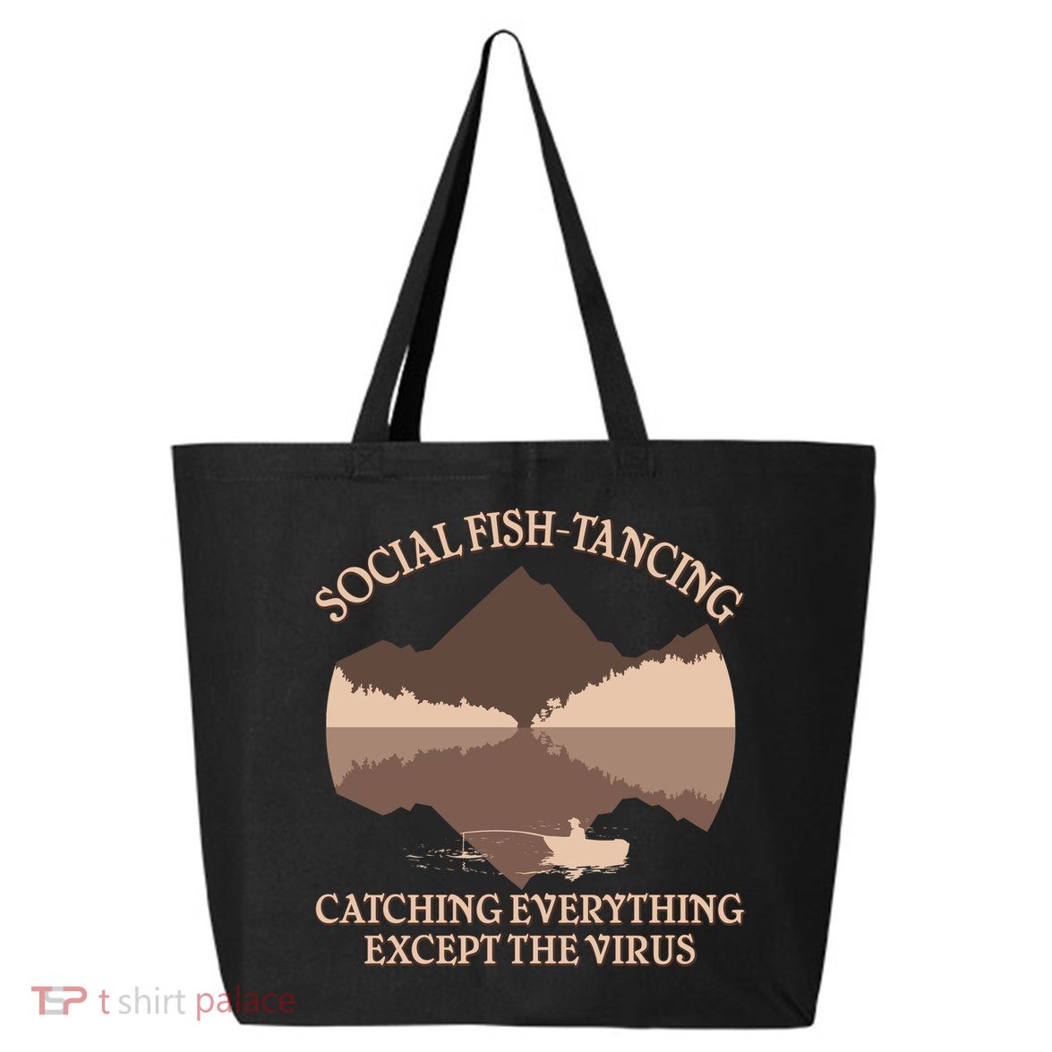 Social Fish-Tancing Funny Social Distancing 25L Jumbo Tote