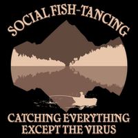 Social Fish-Tancing Funny Social Distancing Baby Bodysuit