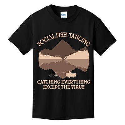 Social Fish-Tancing Funny Social Distancing Kids T-Shirt