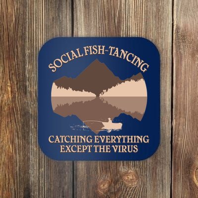 Social Fish-Tancing Funny Social Distancing Coaster