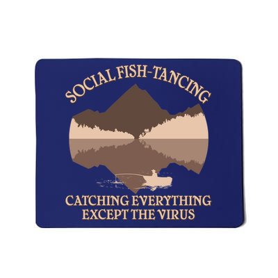 Social Fish-Tancing Funny Social Distancing Mousepad