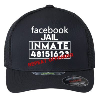 Social Media Jail Inmate Repeat Offender Flexfit Unipanel Trucker Cap