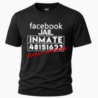 Social Media Jail Inmate Repeat Offender Cooling Performance Crew T-Shirt