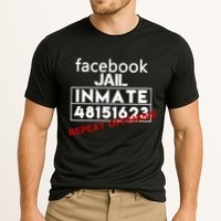 Social Media Jail Inmate Repeat Offender Cooling Performance Crew T-Shirt