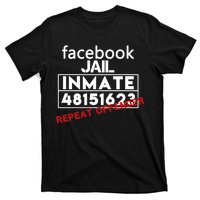 Social Media Jail Inmate Repeat Offender T-Shirt