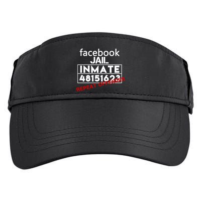 Social Media Jail Inmate Repeat Offender Adult Drive Performance Visor