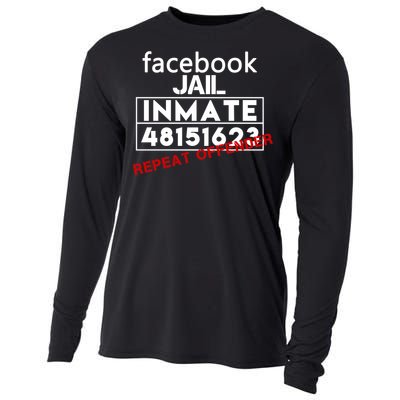 Social Media Jail Inmate Repeat Offender Cooling Performance Long Sleeve Crew