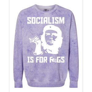 Socialism Is For Figs Colorblast Crewneck Sweatshirt