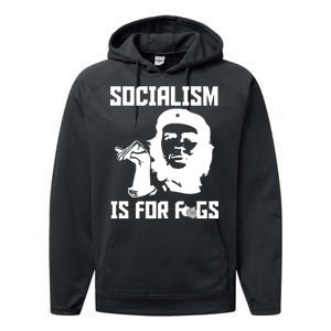 Socialism Is For Figs Performance Fleece Hoodie