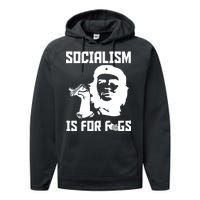 Socialism Is For Figs Performance Fleece Hoodie