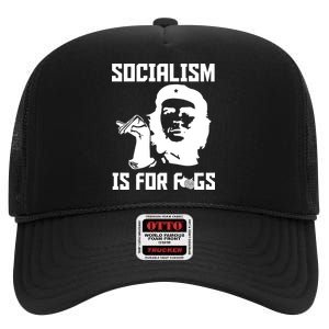 Socialism Is For Figs High Crown Mesh Back Trucker Hat