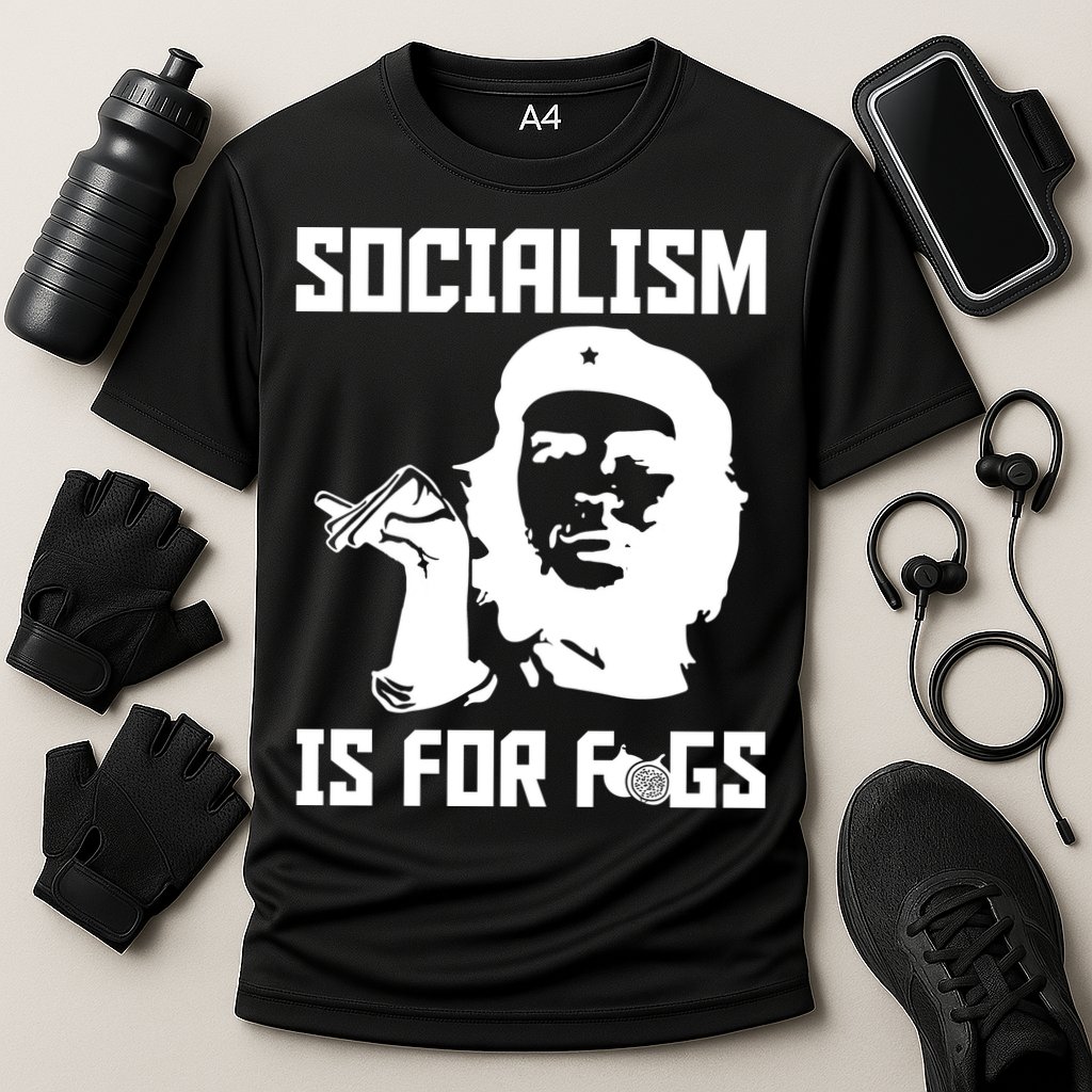 Socialism Is For Figs Cooling Performance Crew T-Shirt