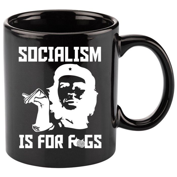 Socialism Is For Figs 11oz C Handle Ceramic Mug