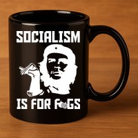 Socialism Is For Figs 11oz C Handle Ceramic Mug