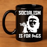 Socialism Is For Figs 11oz C Handle Ceramic Mug