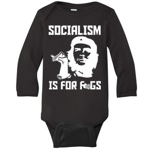 Socialism Is For Figs Baby Long Sleeve Bodysuit