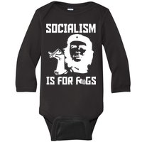 Socialism Is For Figs Baby Long Sleeve Bodysuit