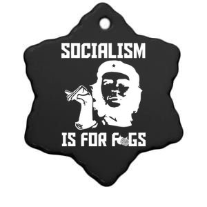 Socialism Is For Figs Ceramic Star Ornament