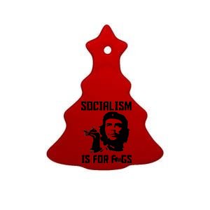 Socialism Is For Figs Ceramic Tree Ornament