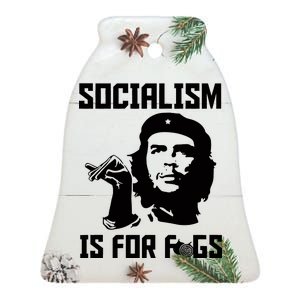 Socialism Is For Figs Ceramic Bell Ornament