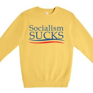 Socialism Sucks Premium Crewneck Sweatshirt