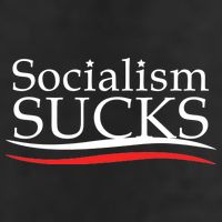 Socialism Sucks Adult Drive Performance Visor