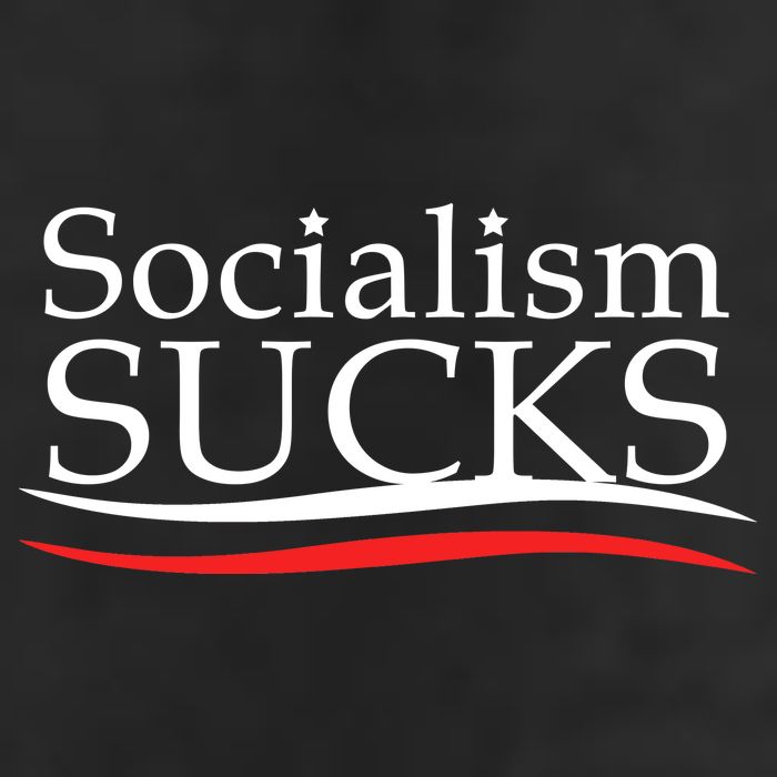 Socialism Sucks Adult Drive Performance Visor
