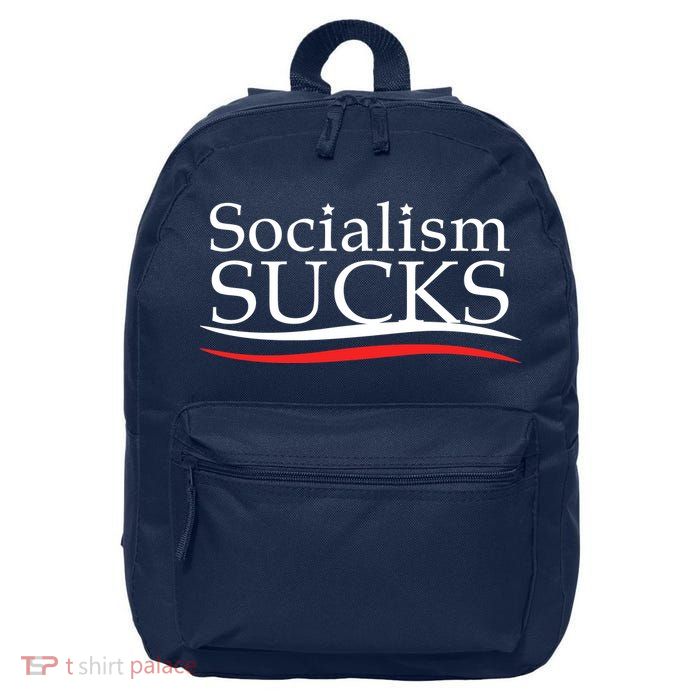 Socialism Sucks 16 in Basic Backpack