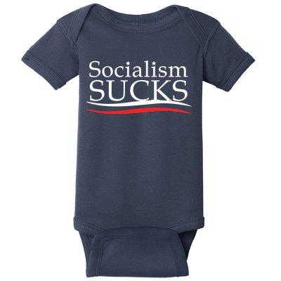Socialism Sucks Baby Bodysuit