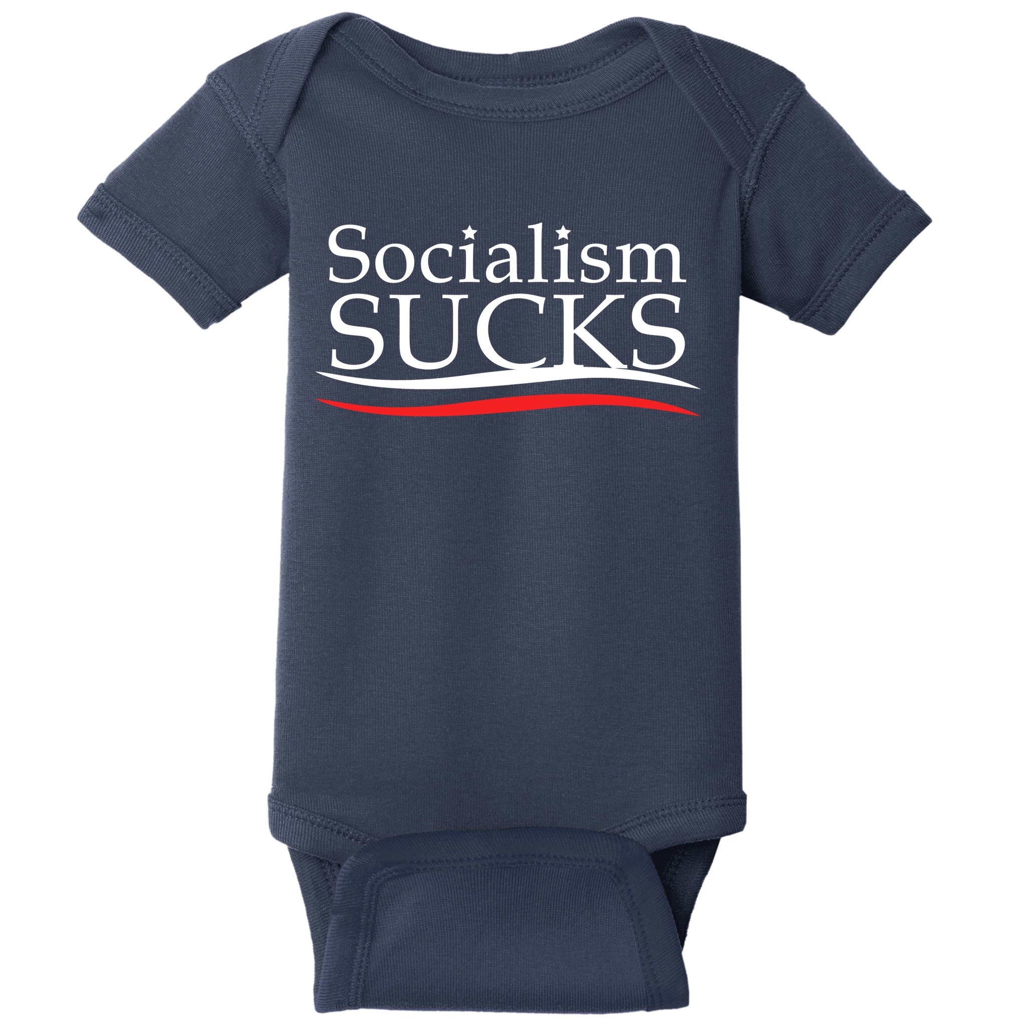 Socialism Sucks Baby Bodysuit