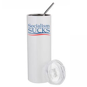 Socialism Sucks Stainless Steel Tumbler