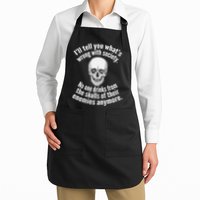 Society No One Drinks From Skulls Of Their Enemies Apron
