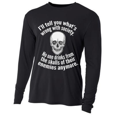Society No One Drinks From Skulls Of Their Enemies Cooling Performance Long Sleeve Crew