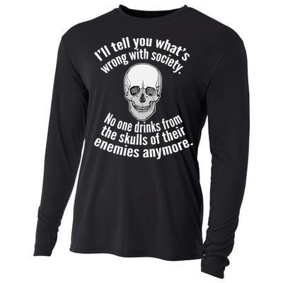 Society No One Drinks From Skulls Of Their Enemies Cooling Performance Long Sleeve Crew