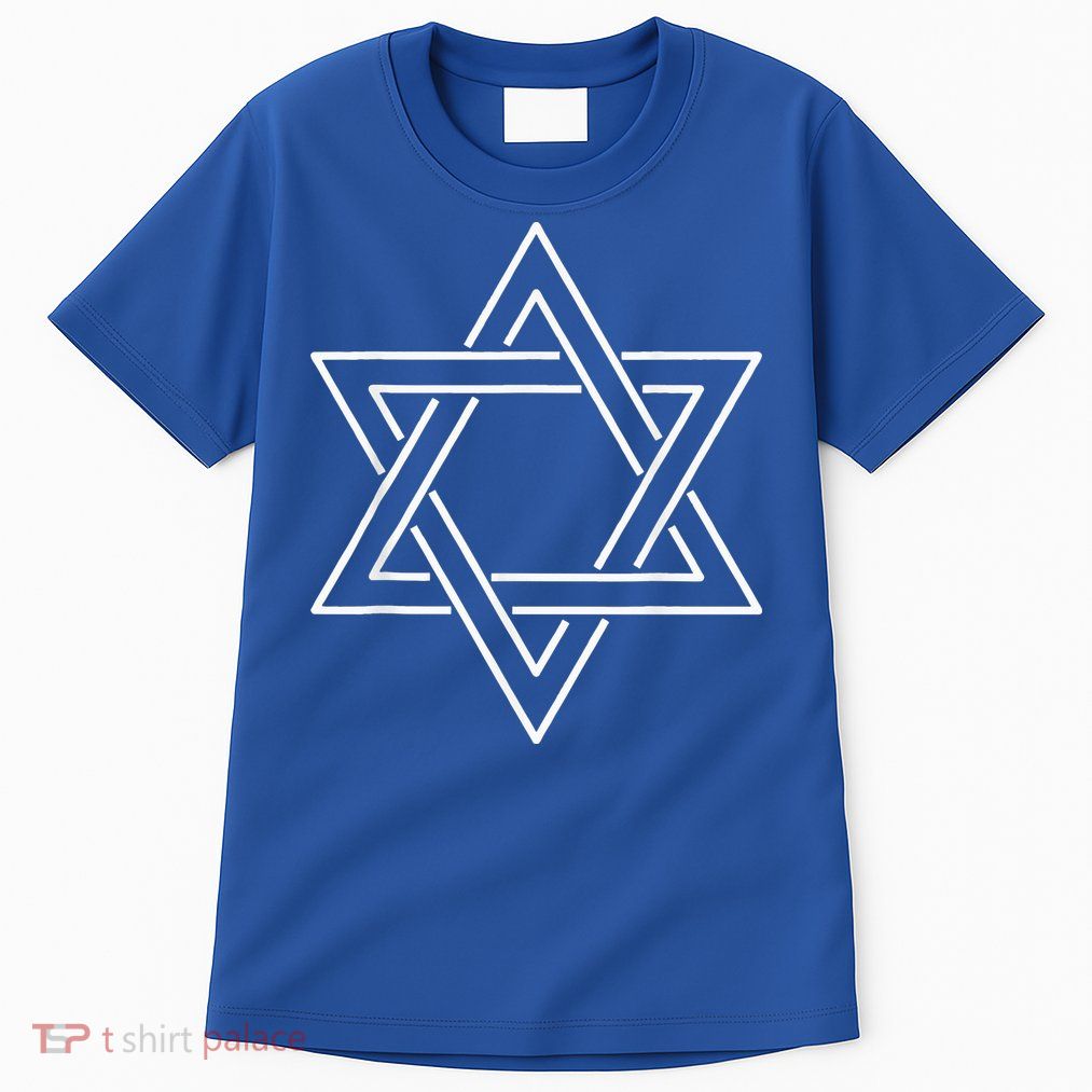Star Of David Happy Hanukkah Gifts For Jewish Tall T-Shirt