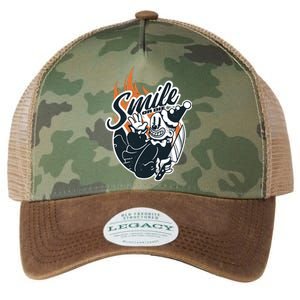 Smile Or Die Scary Clown Halloween Legacy Tie Dye Trucker Hat