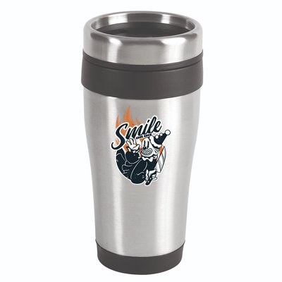 Smile Or Die Scary Clown Halloween 16oz Travel Tumbler