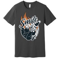 Smile Or Die Scary Clown Halloween Premium T-Shirt