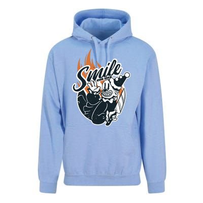 Smile Or Die Scary Clown Halloween Unisex Surf Hoodie