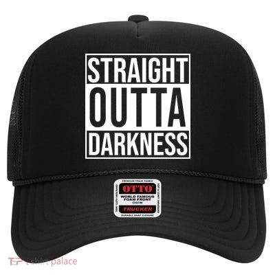 Straight Outta Darkness High Crown Mesh Back Trucker Hat