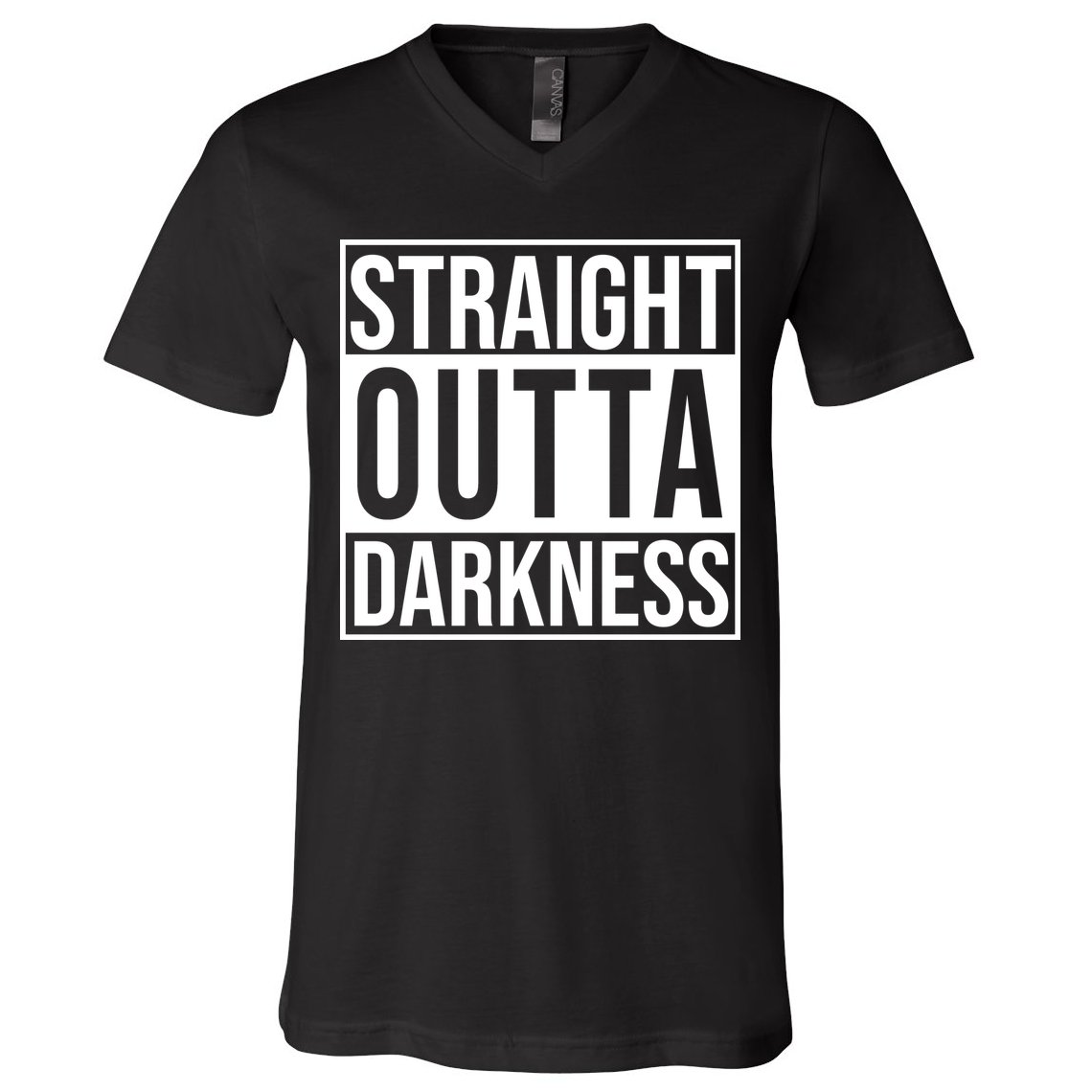 Straight Outta Darkness V-Neck T-Shirt