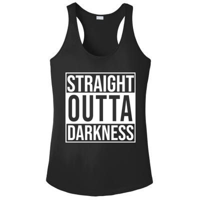 Straight Outta Darkness Ladies PosiCharge Competitor Racerback Tank