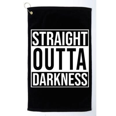 Straight Outta Darkness Platinum Collection Golf Towel