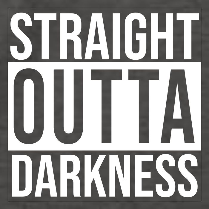 Straight Outta Darkness Vector Backpack